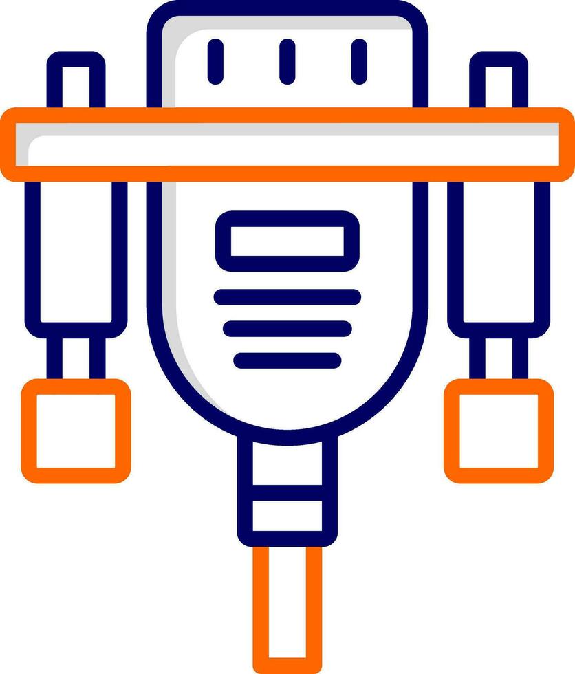 vga Kabel Vektor Symbol