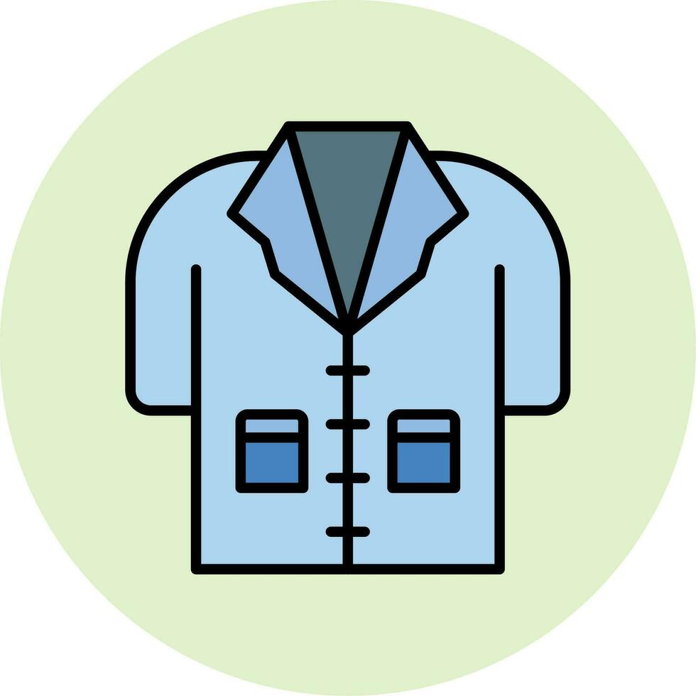 Labor Mantel Vektor Symbol