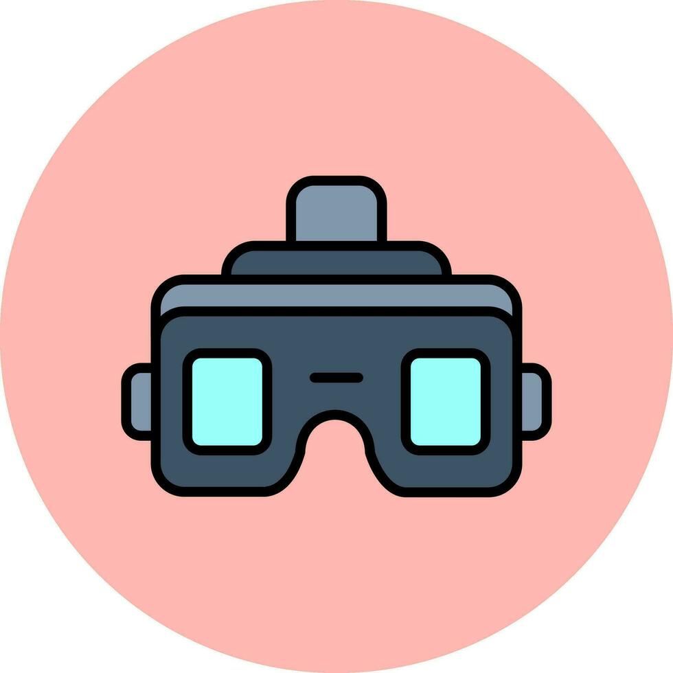 VR-Brille-Vektorsymbol vektor