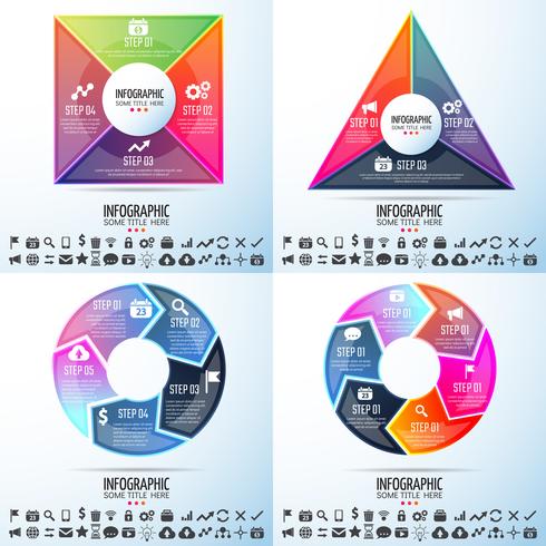 Infographics Design Mall vektor