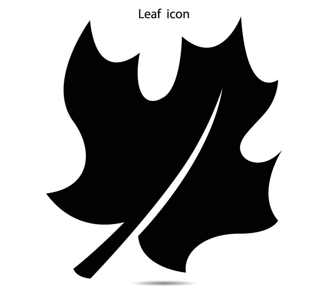 blad ikon, vektor illustration