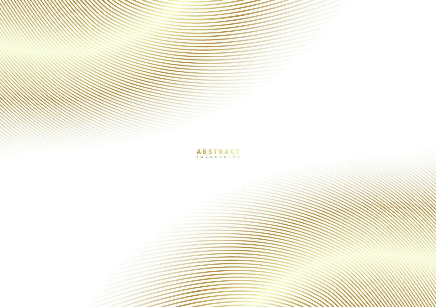 abstrakt guld lyxig våglinjebakgrund - enkel konsistens för din design. lutning bakgrund. modern dekoration för webbplatser, affischer, banners, eps10-vektor vektor