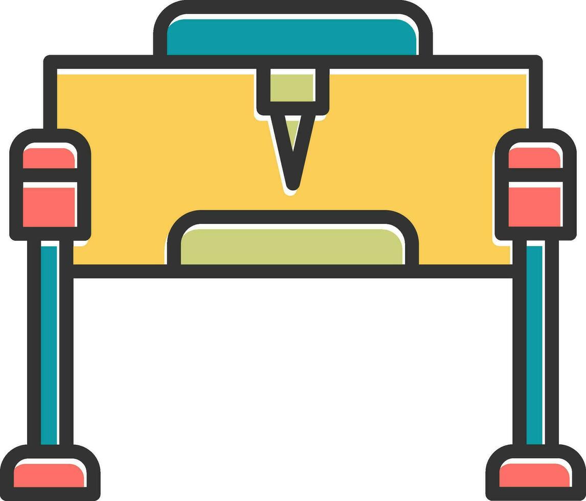 3D-Drucker-Vektorsymbol vektor