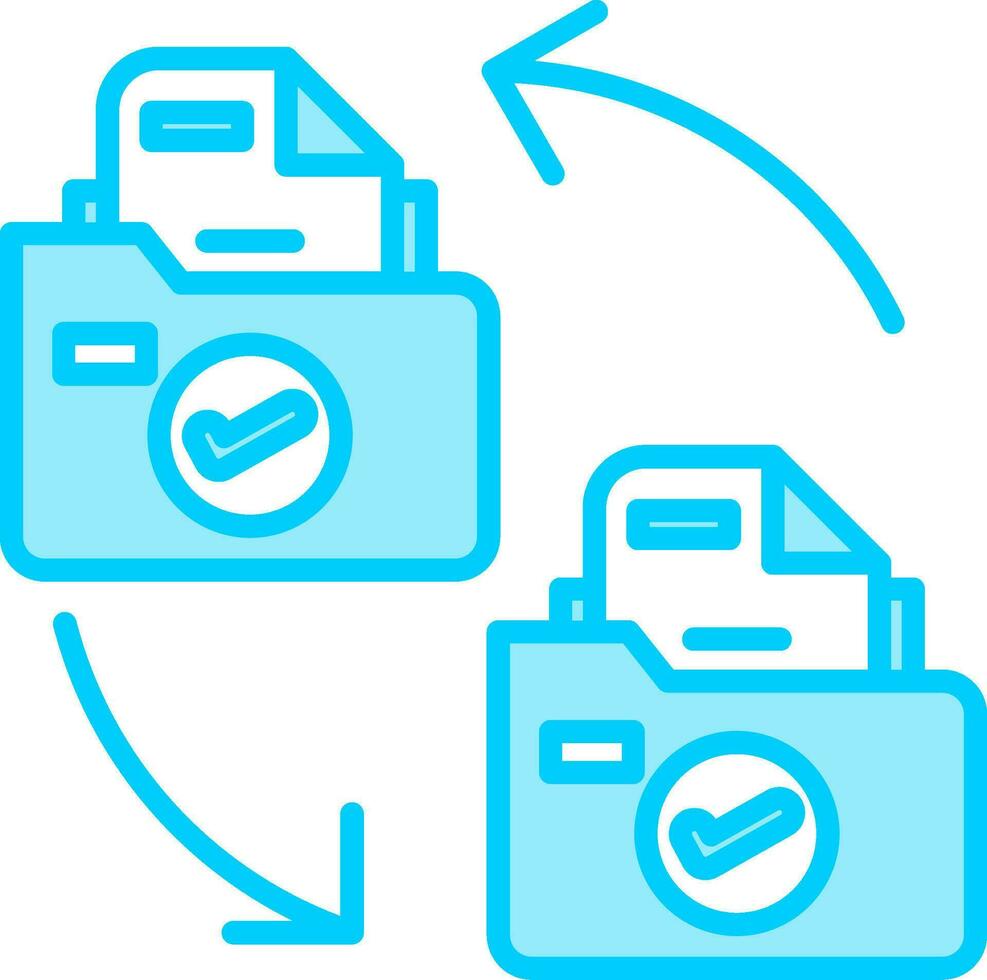 Mappe Verwaltung Vektor Symbol