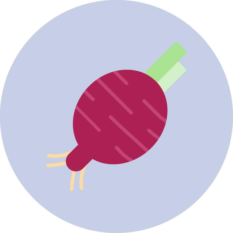 Rote Beete Vektor Symbol