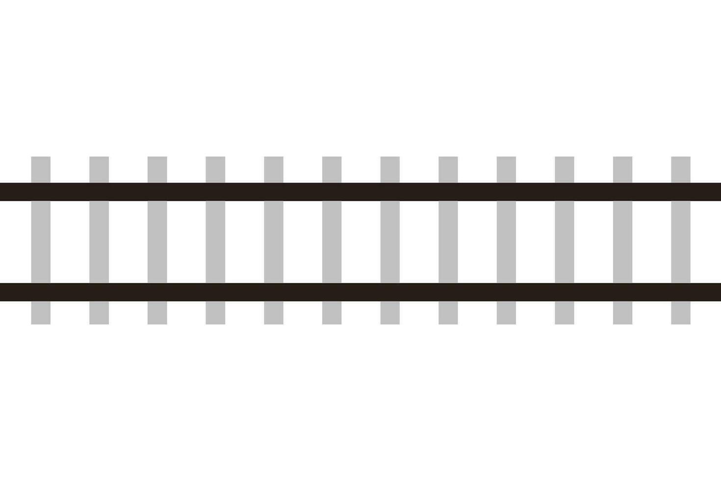 Zug Spur Symbol isoliert auf Weiß Hintergrund, Eisenbahn vektor