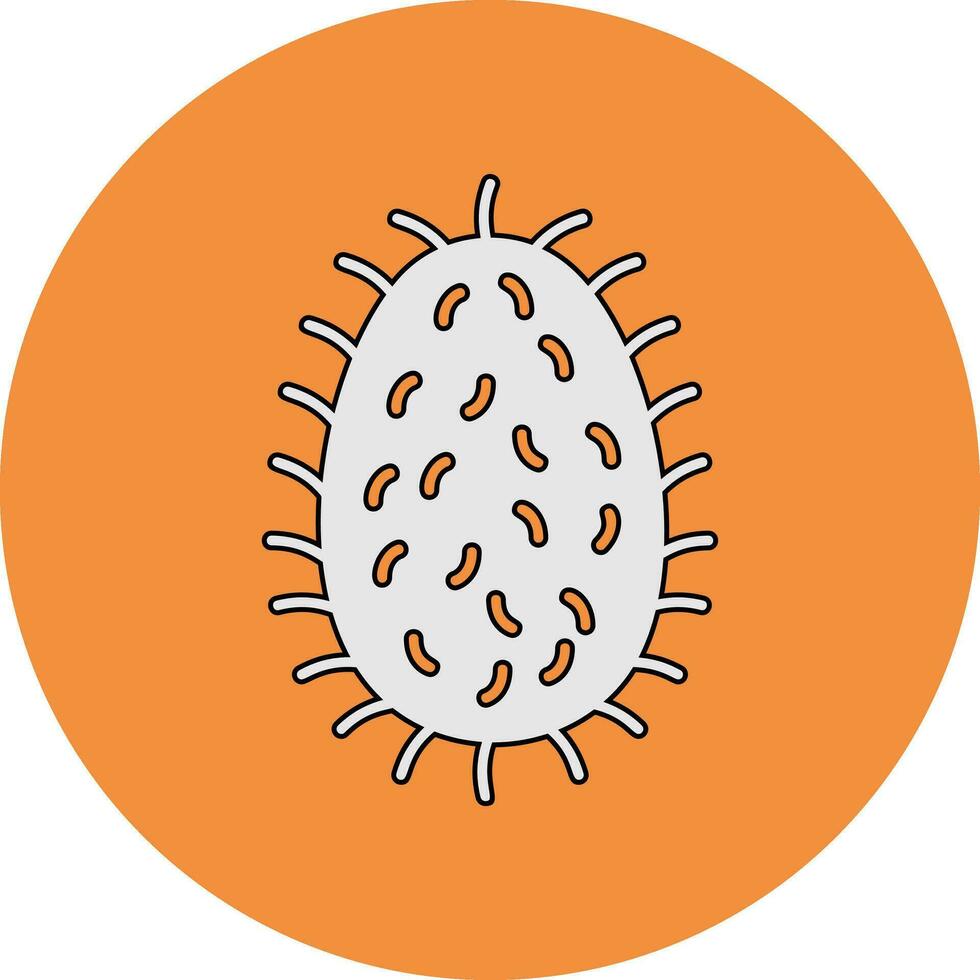 rabies lyssavirus vektor ikon