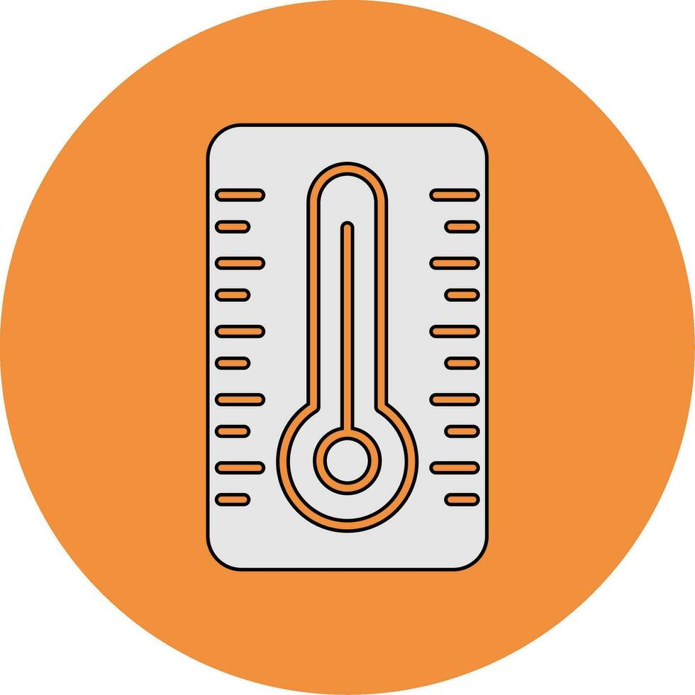 Thermometer-Vektor-Symbol vektor