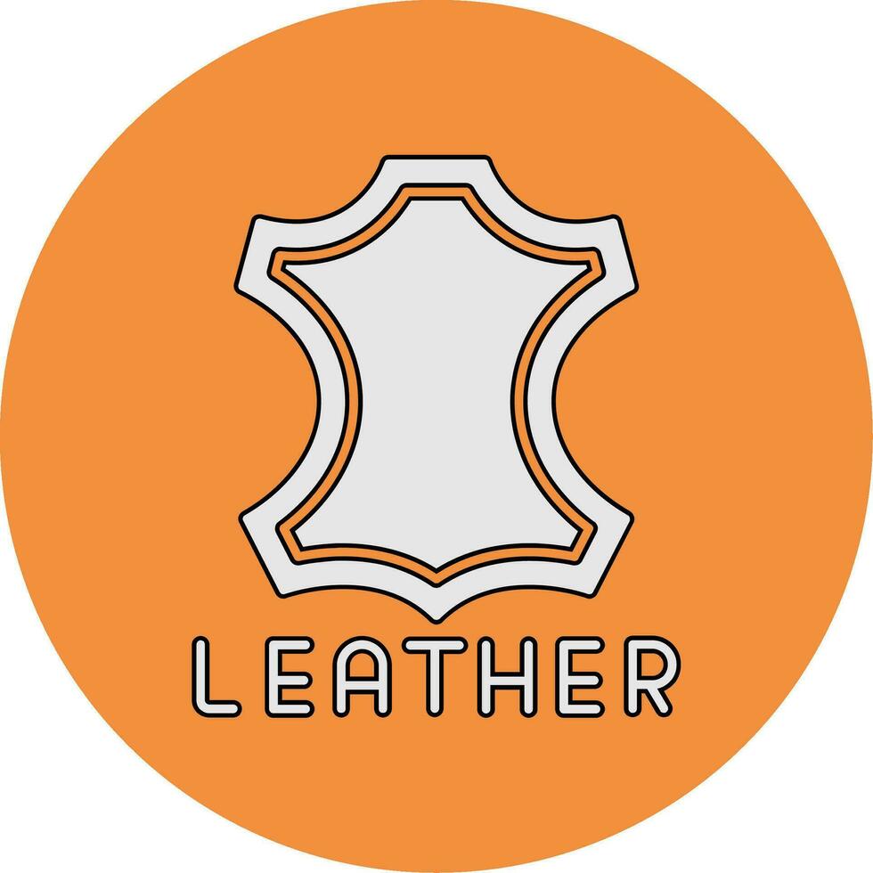 Leder-Vektor-Symbol vektor