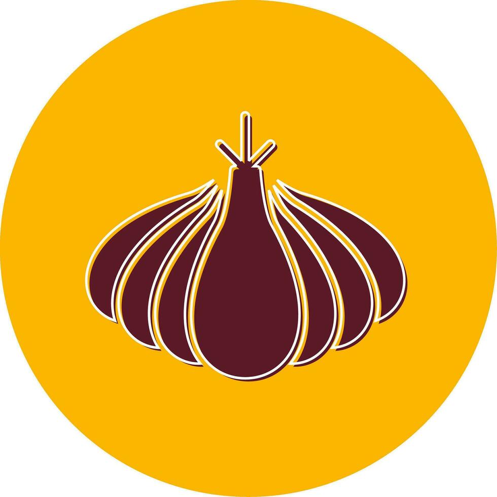 Knoblauch-Vektor-Symbol vektor