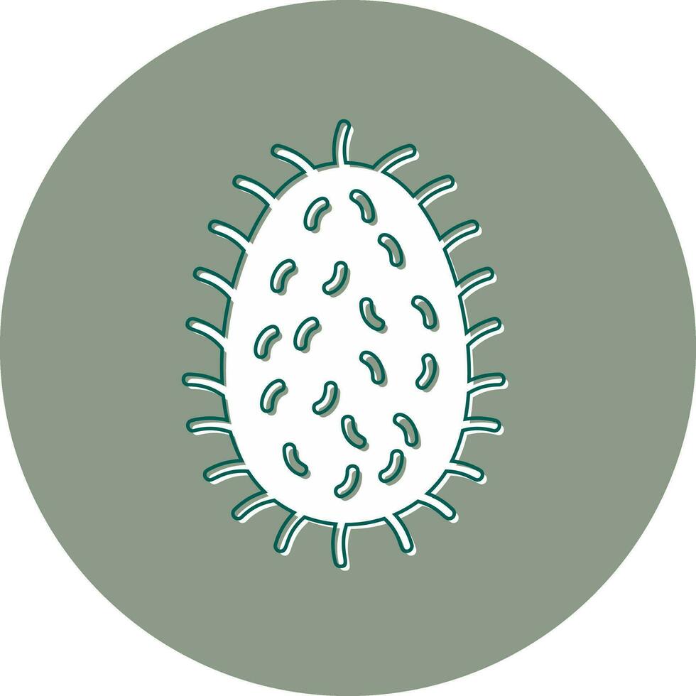 rabies lyssavirus vektor ikon