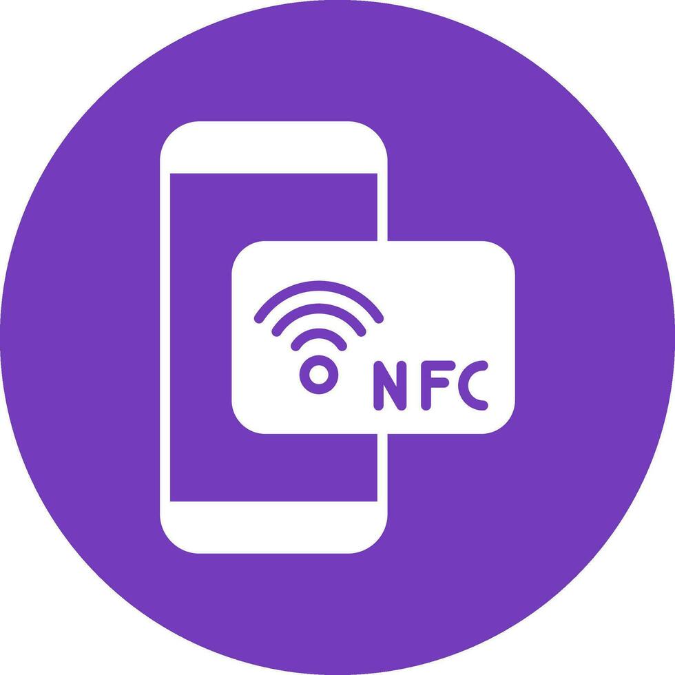 nfc vektor ikon