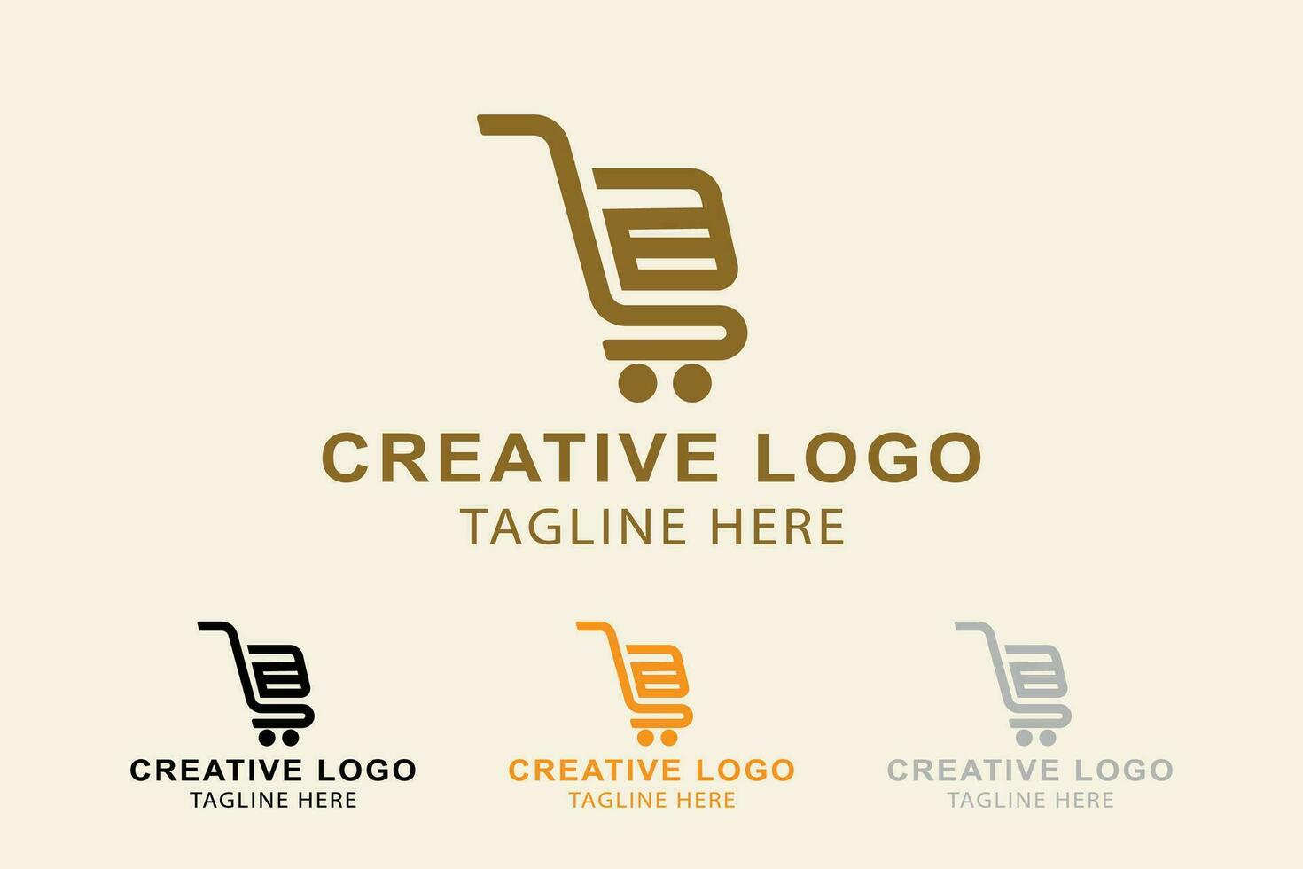 affär logotyp. handla vagn med brev a. lämplig för detaljhandeln Lagra logotyp, Lagra, affär, etc. enkel logotyp design redigerbar. vektor