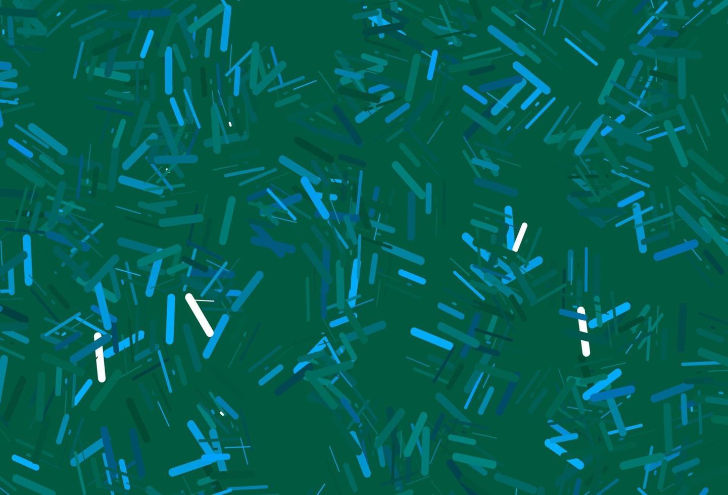 dunkelblaues, grünes Vektorlayout mit flachen Linien. vektor