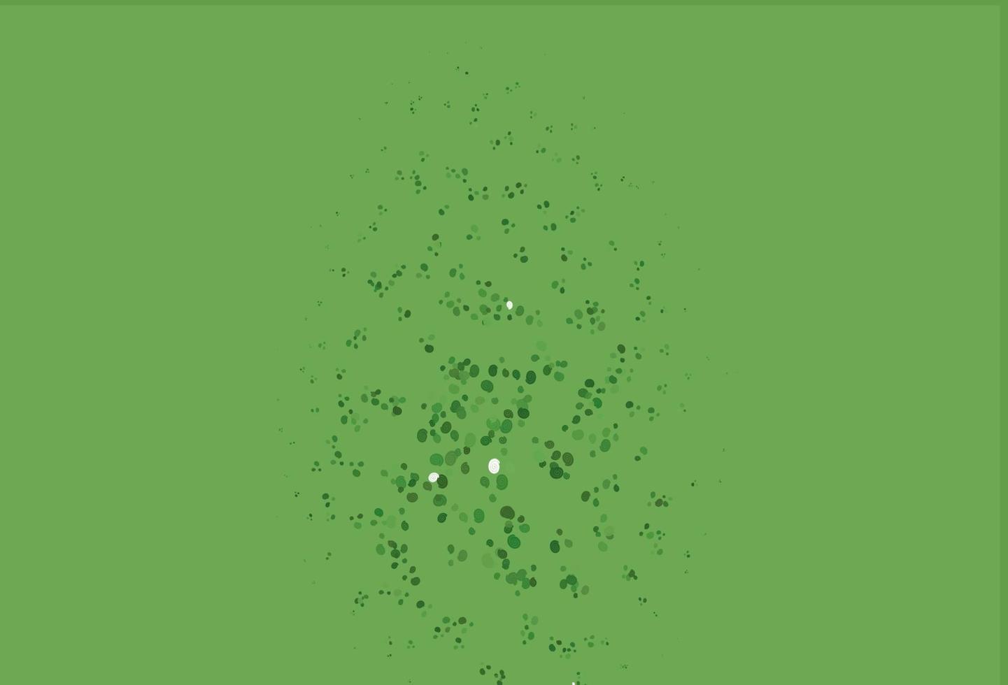 hellgrünes Vektormuster mit geschwungenen Kreisen. vektor