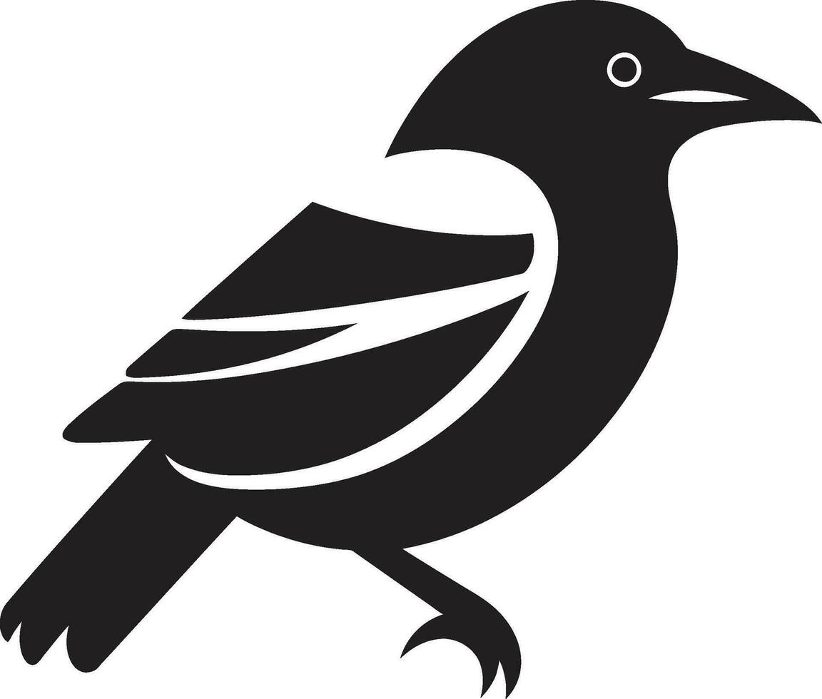 Pinguin Stamm Insignien Adler Monogramm Design vektor