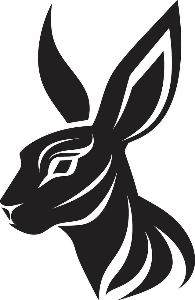 schwarz Hase Vektor Logo ein unvergesslich und unverwechselbar Logo zum Ihre Marke schwarz Hase Vektor Logo ein zeitlos und klassisch Logo zum Ihre Geschäft