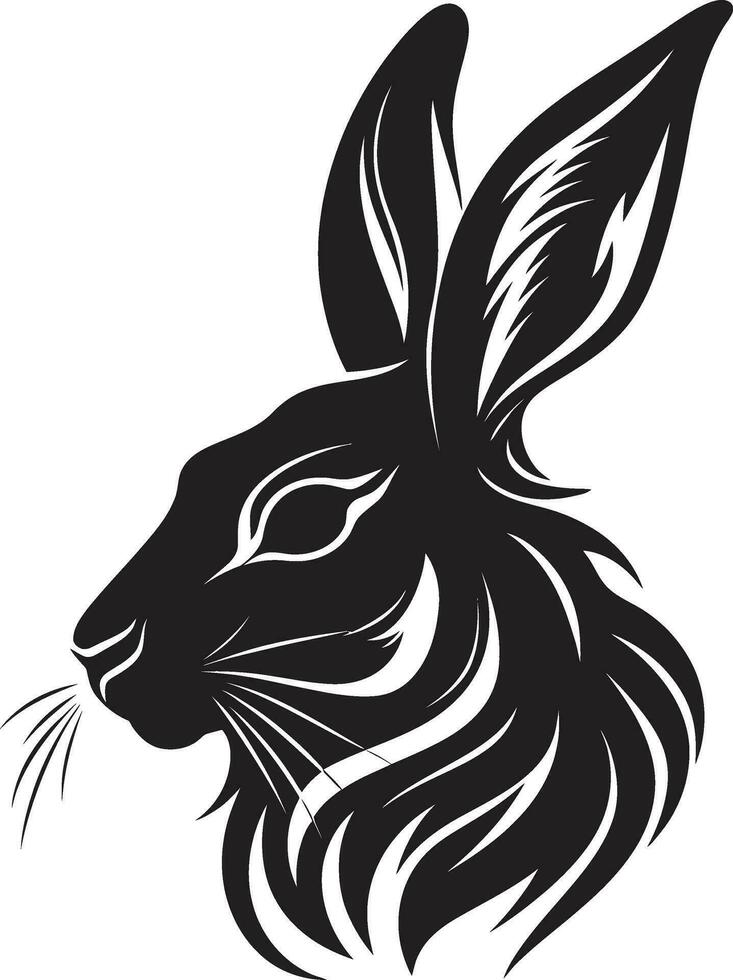 schwarz Hase Vektor Logo ein zeitlos und klassisch Logo zum Ihre Marke schwarz Hase Vektor Logo ein Fett gedruckt und auffällig Logo zum Ihre Geschäft