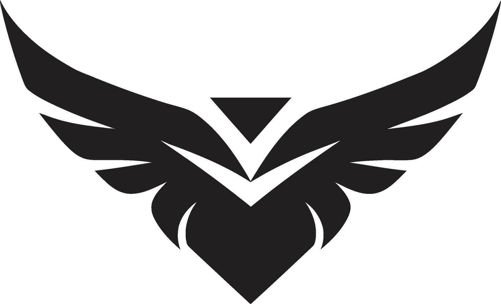 svart Hök rovdjur en vektor logotyp för de orädd rovdjur Hök en svart vektor logotyp för de hänsynslös