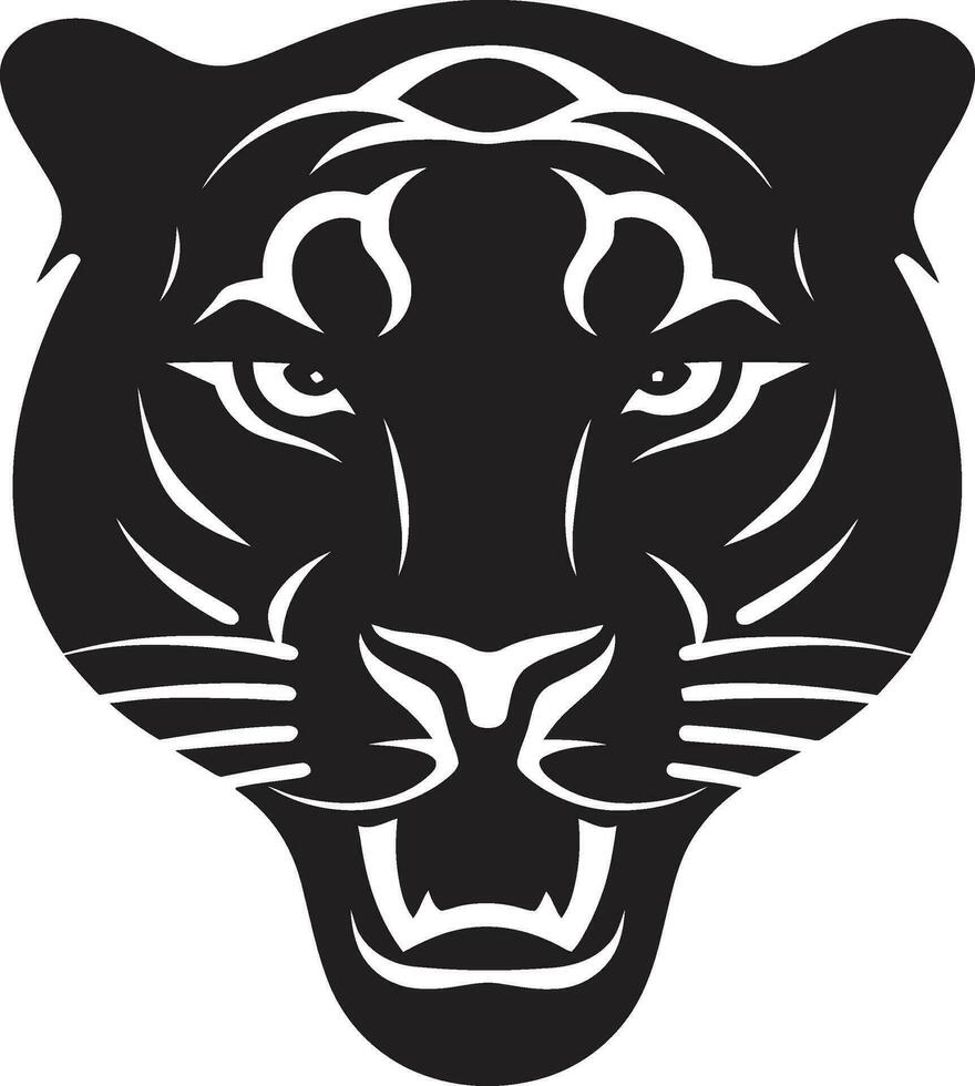 vild elegans jaguar bricka geometrisk förmåga jaguar ikon vektor