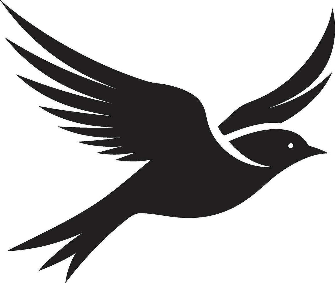 kolibri harmoni ugglor visdom emblem vektor