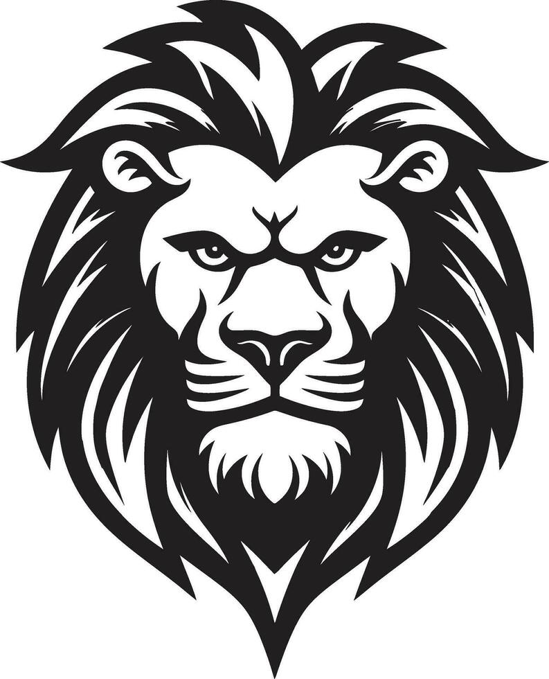 graciös kraft de rytande majestät av lejon ikon vilde auktoritet en eleganta svart vektor lejon logotyp