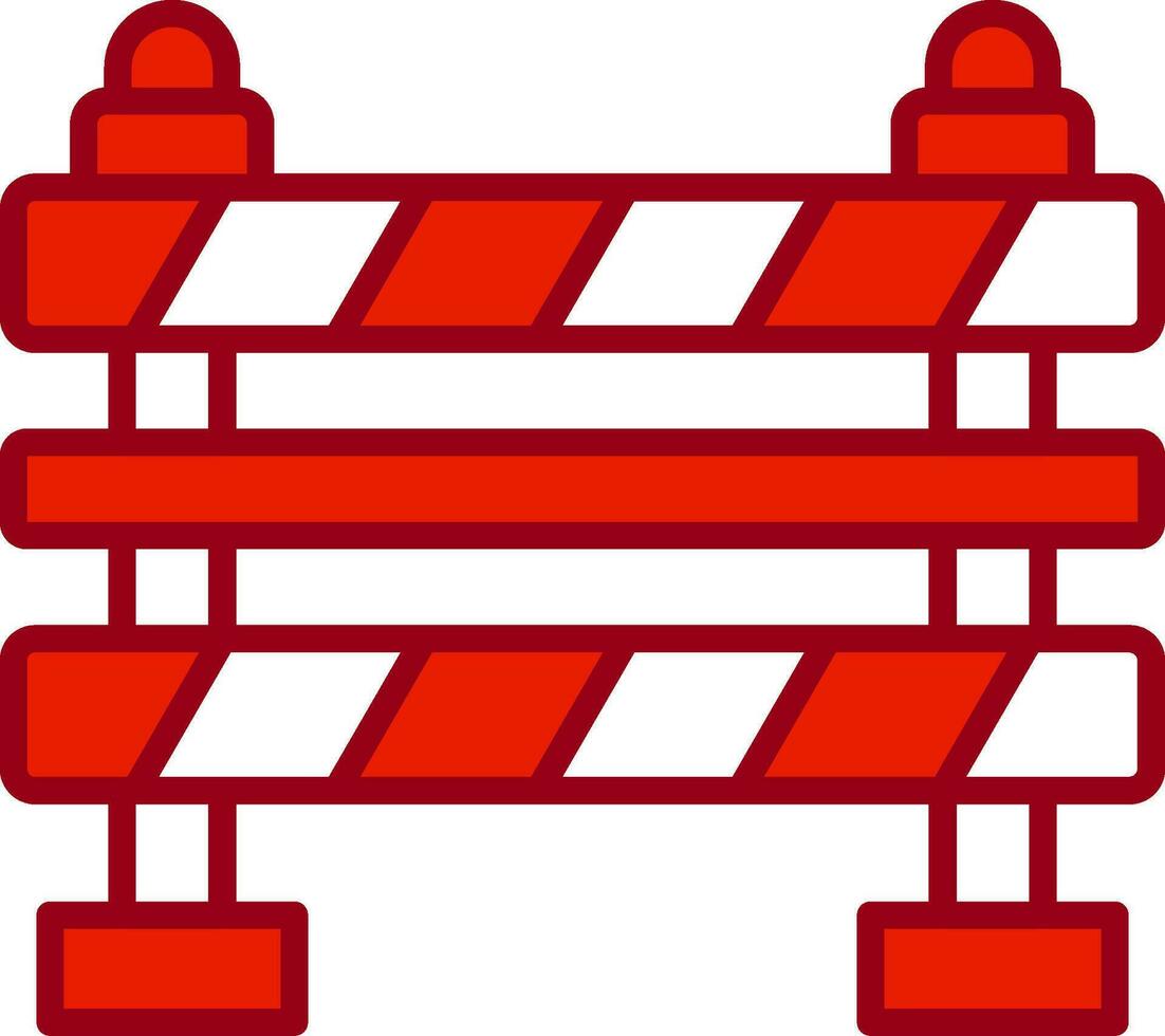 Symbol für Barrikadenvektor vektor