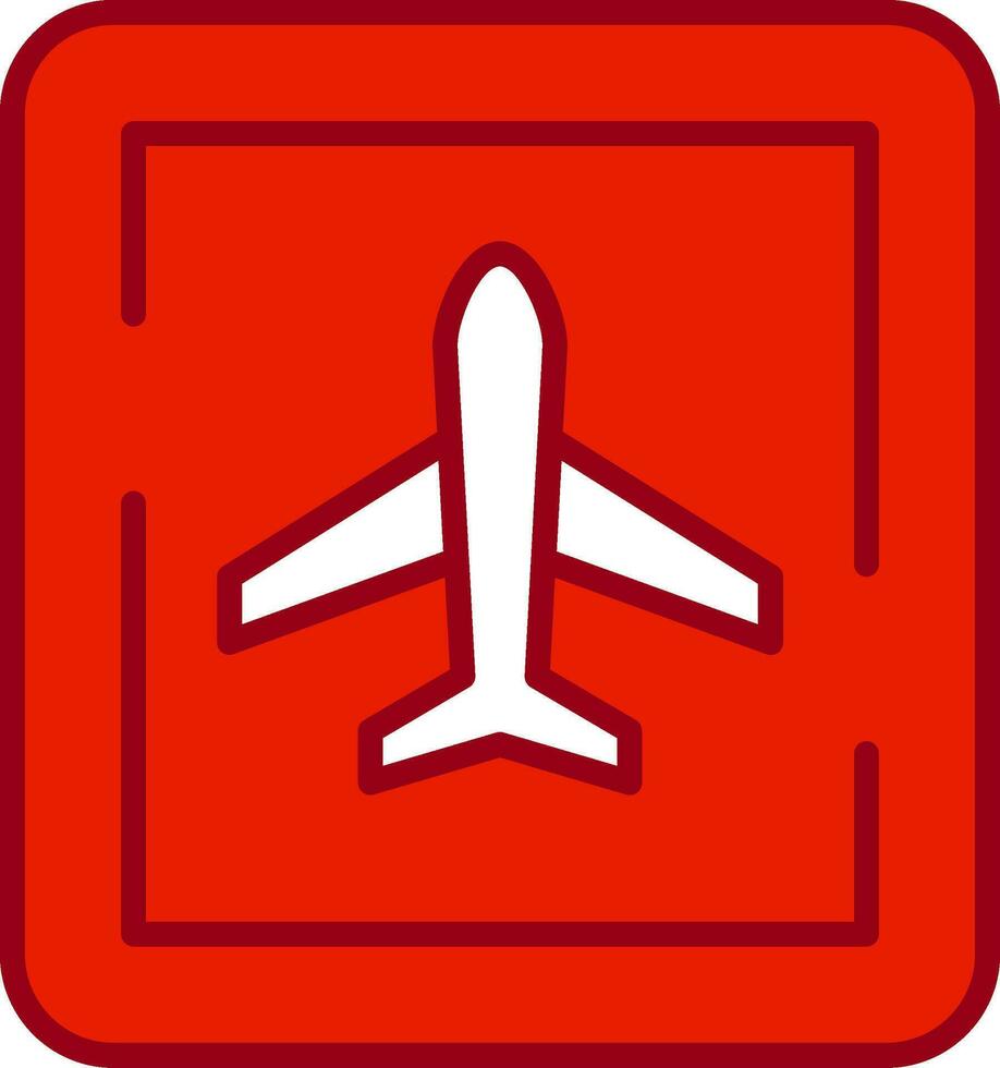 Flughafen Zeichen Vektor Symbol