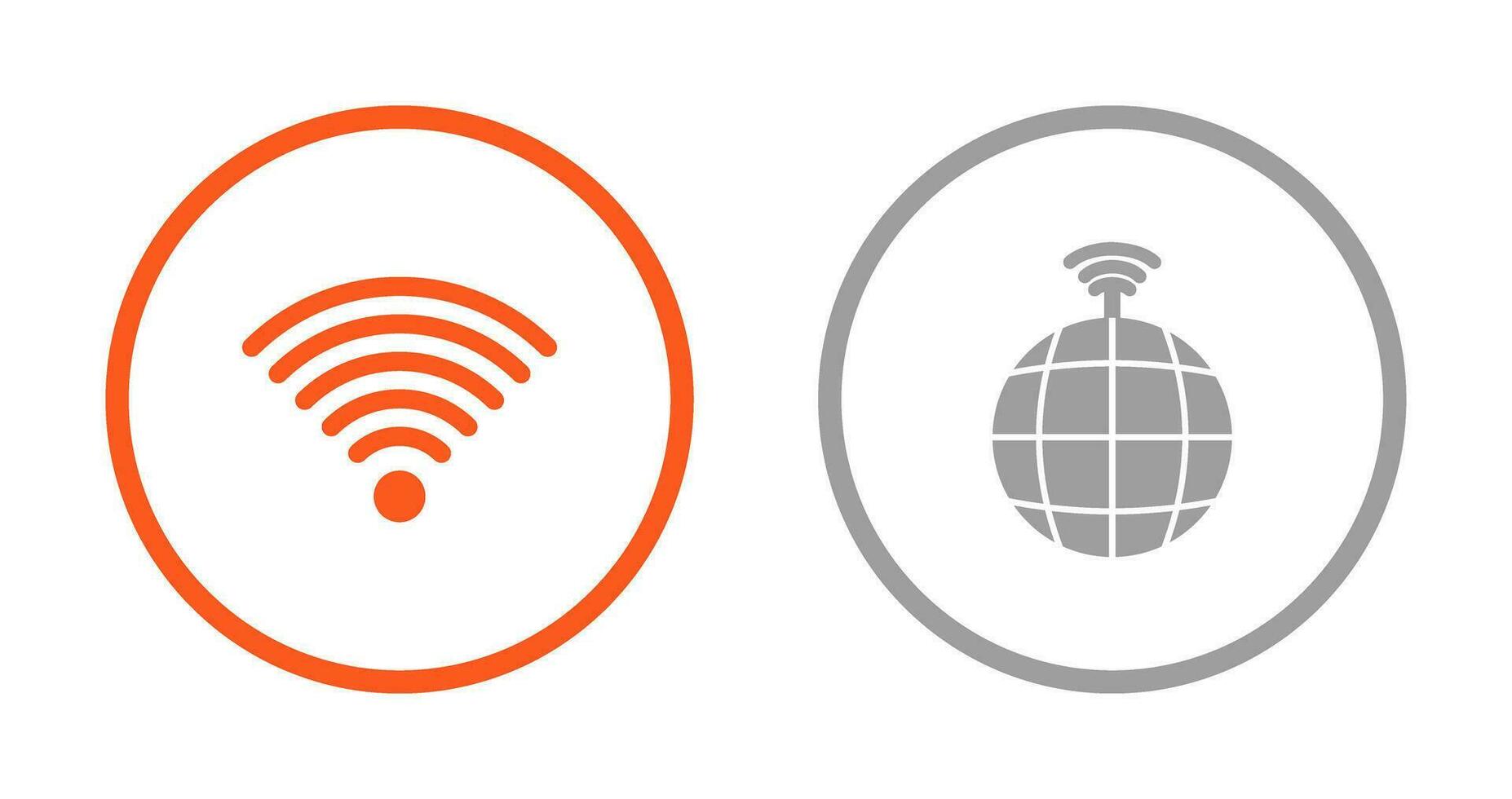 Signal auf Benutzer und global Signale Symbol vektor