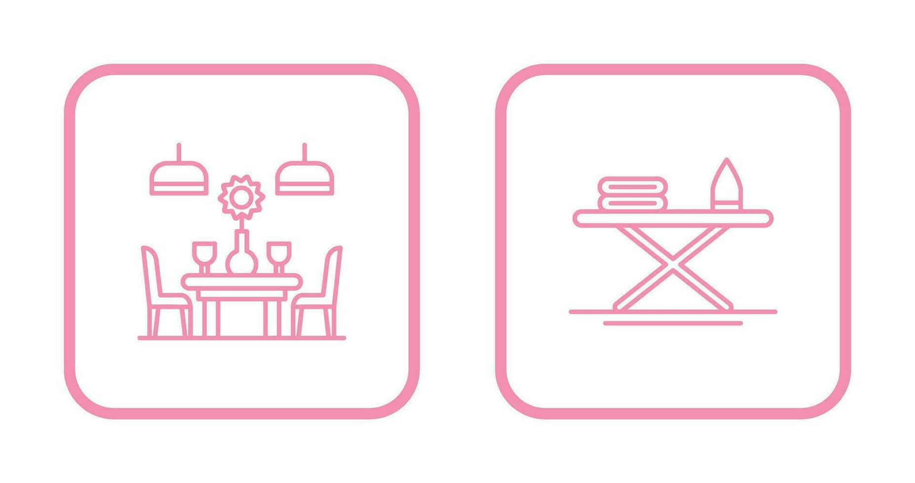 Eisen Tafel und Tabelle Symbol vektor