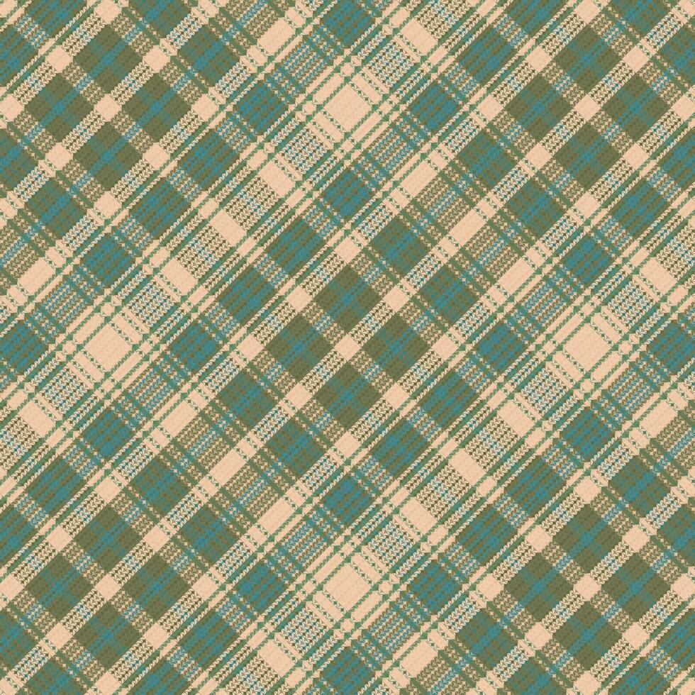 Tartan-Karomuster mit Textur und Naturfarbe. vektor