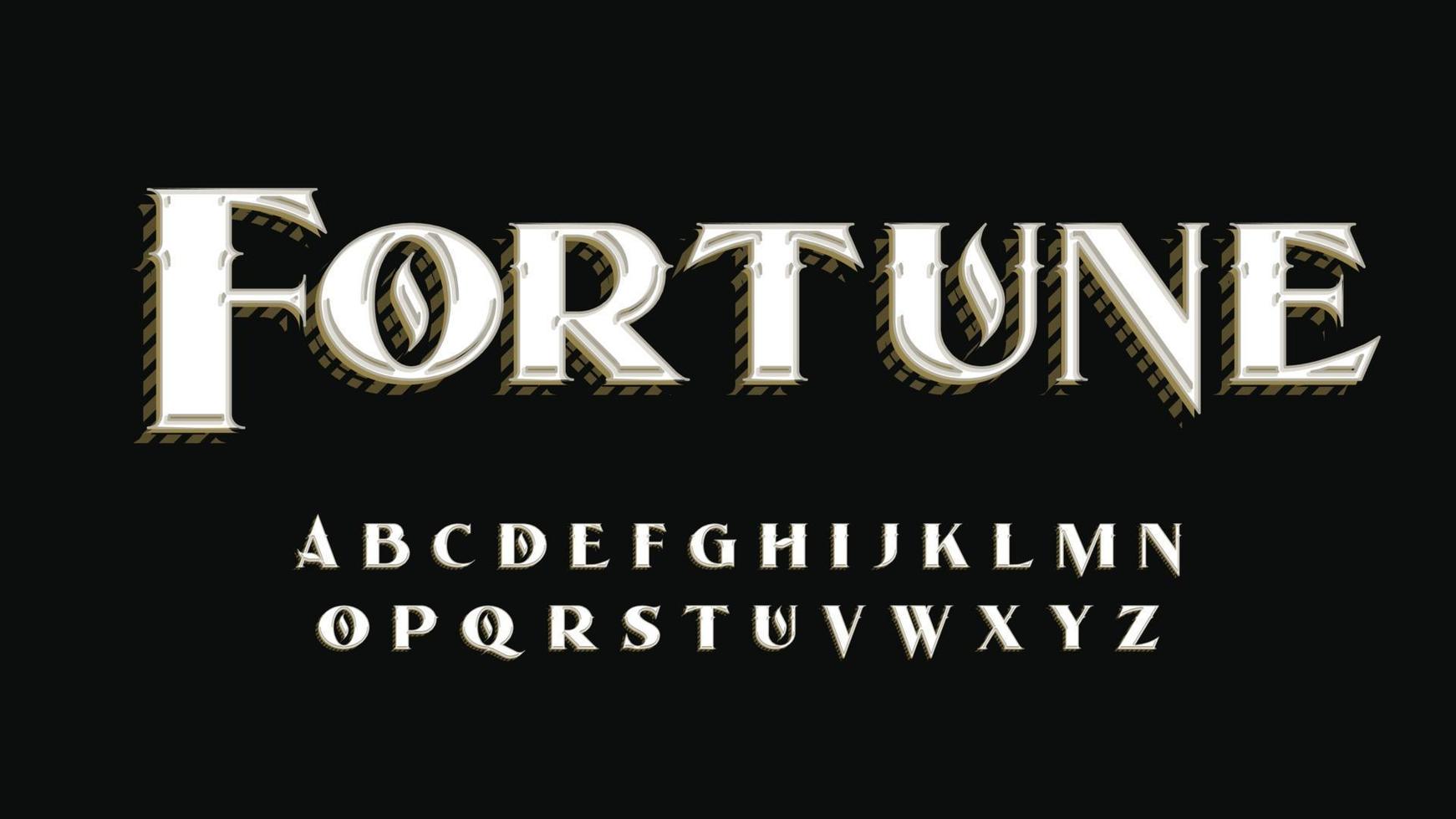 elegante dekorative Vintage-Typografie vektor