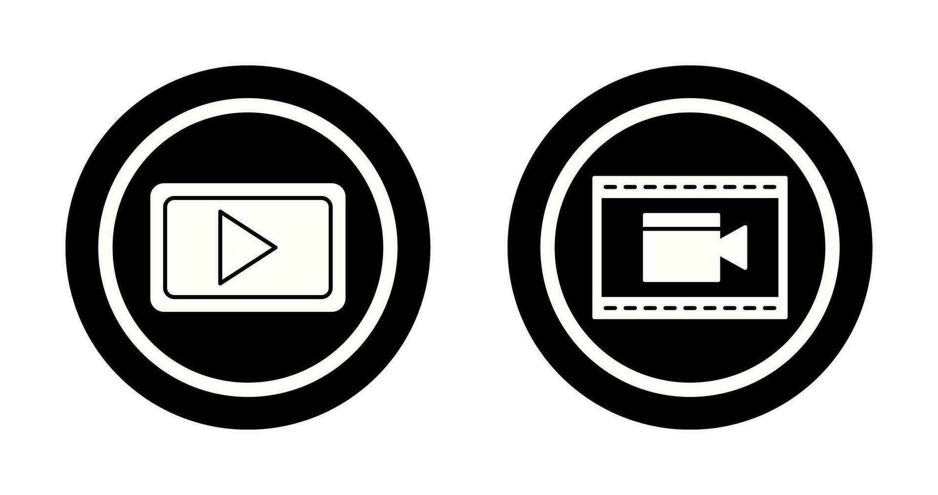 Video Kommunikation und Video und Animation Symbol vektor