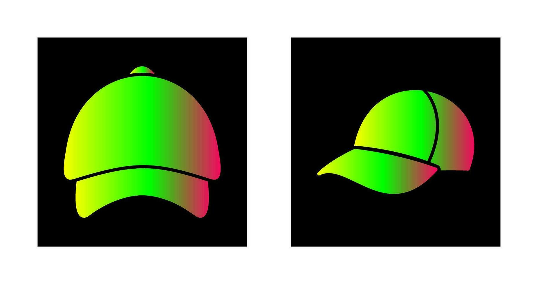 keps och hatt ikon vektor
