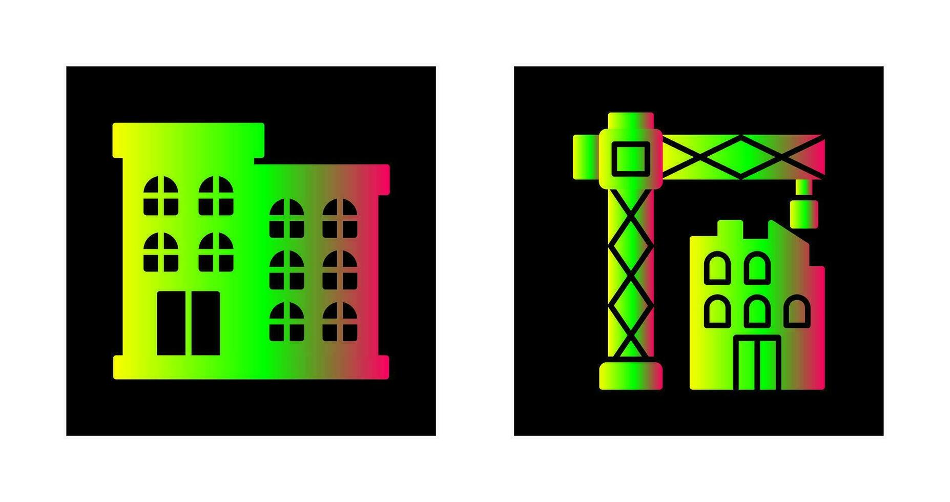 Gebäude und Konstruktion Symbol vektor