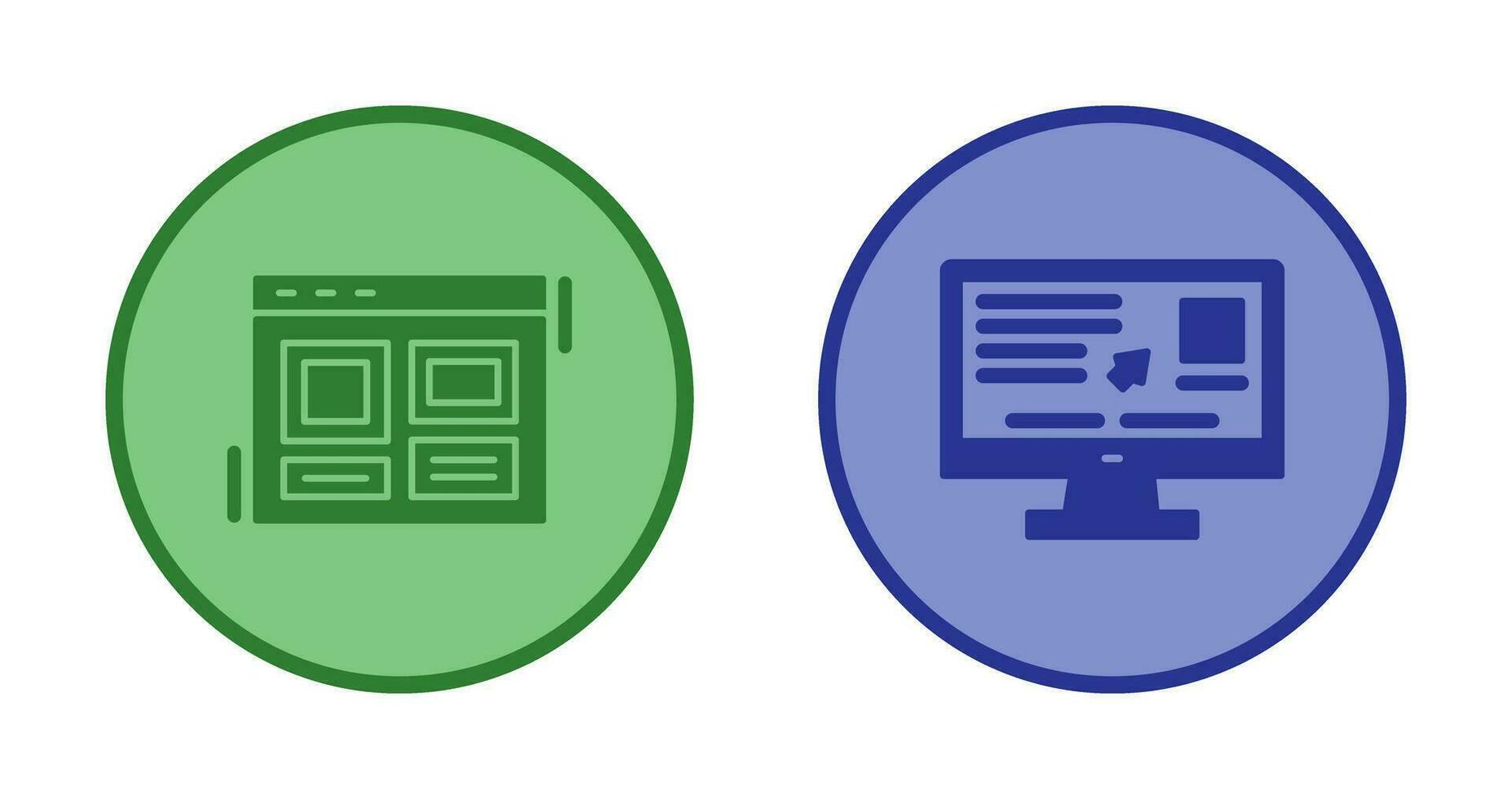 Layout und Benutzerfreundlichkeit Symbol vektor