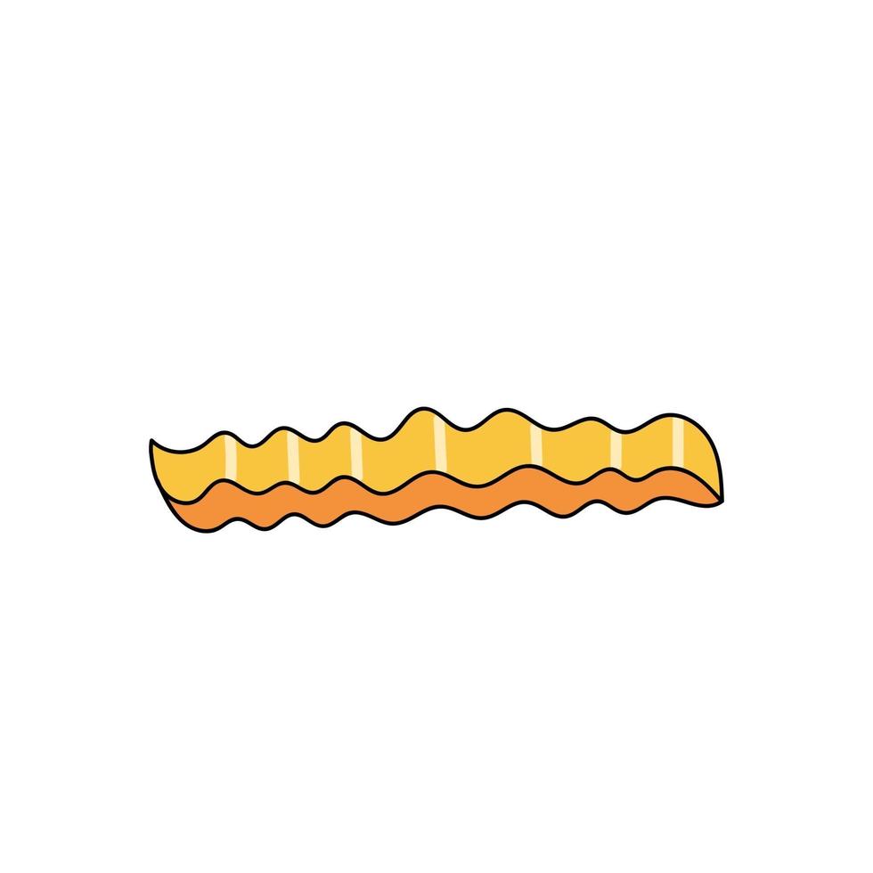 gezeichnetes Essen - Pommes frites vektor
