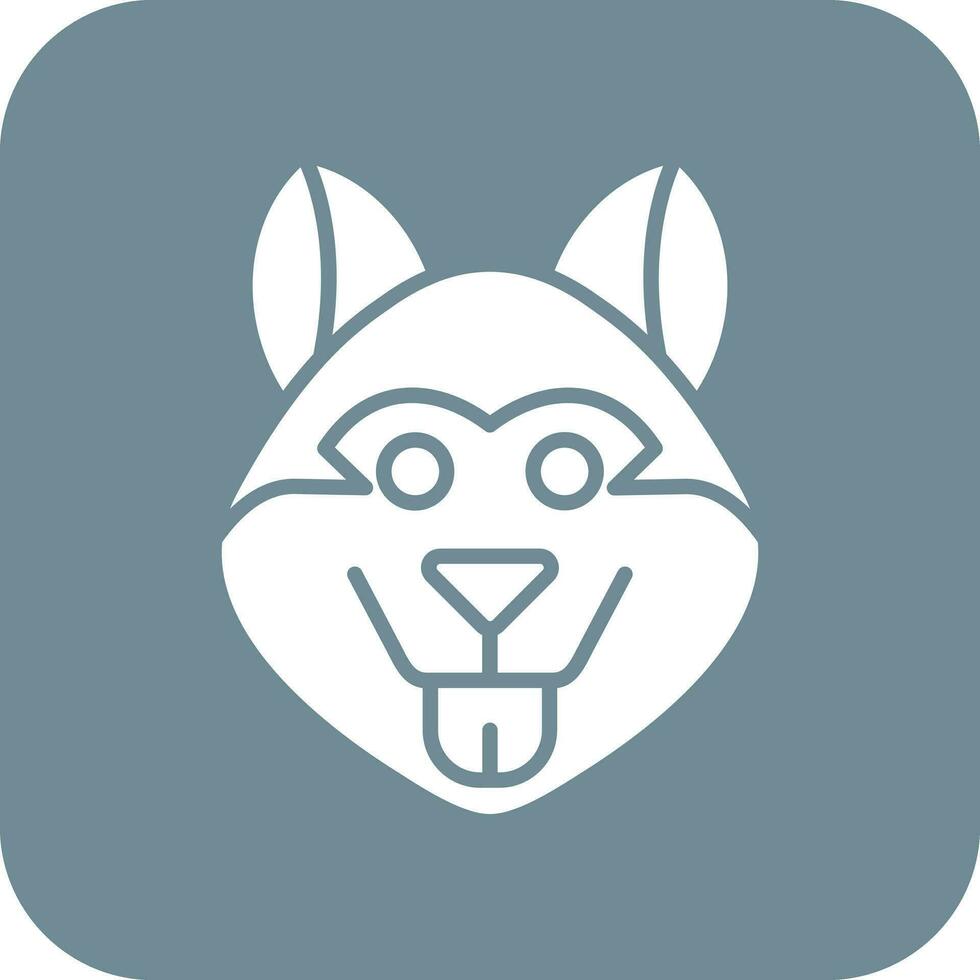 Arktis Hund Vektor Symbol