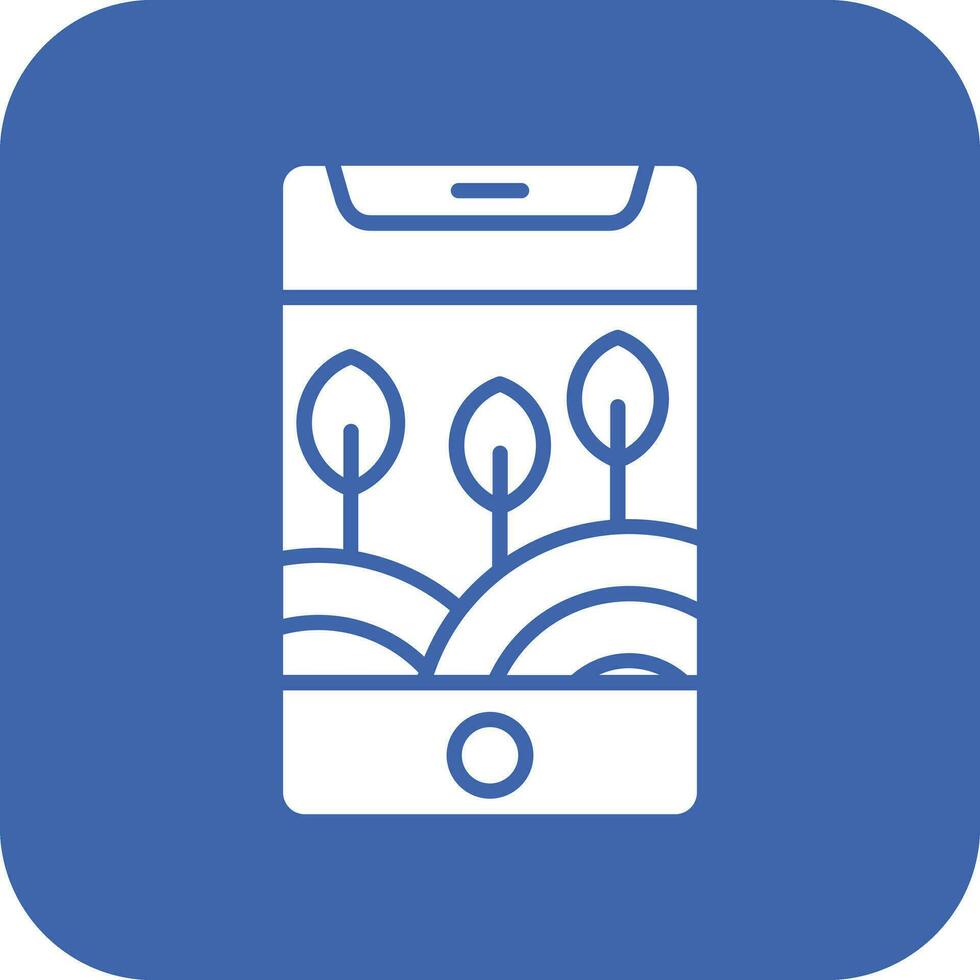 Landwirtschaft App Vektor Symbol