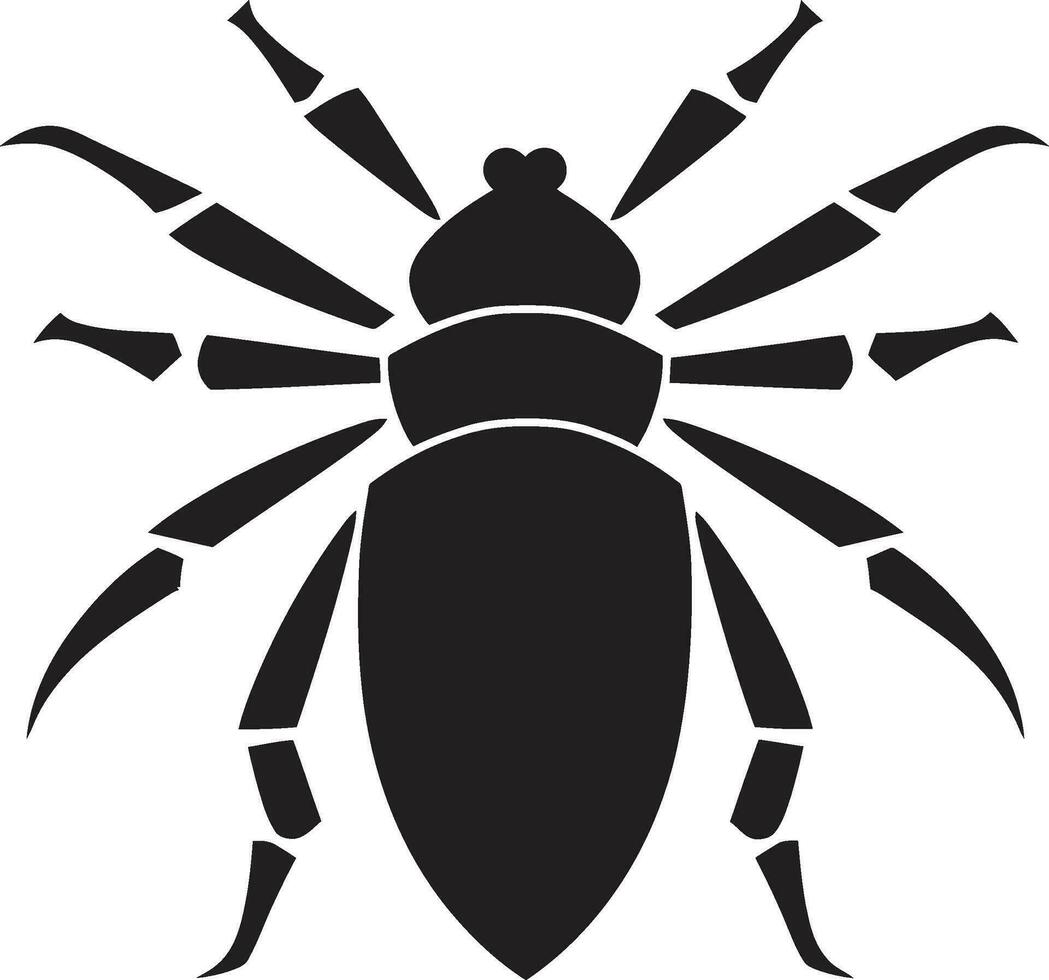 tidlös svart bladlus logotyp ett ikoniska symbol i vektor elegans i enkelhet svart vektor bladlus symbol