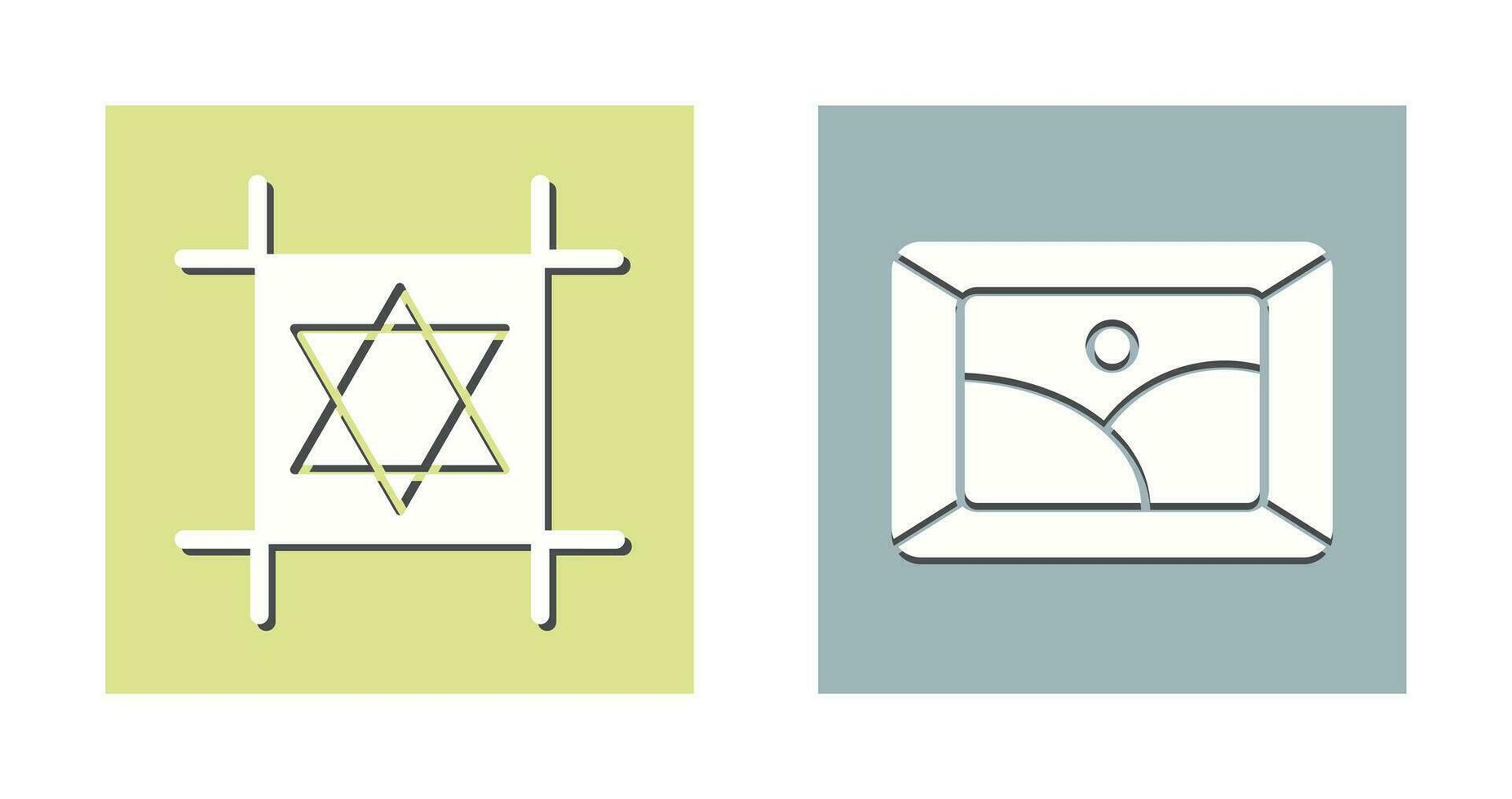 Logo Design und Rahmen Symbol vektor