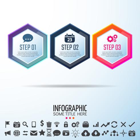 Infografiken-Designvorlage vektor