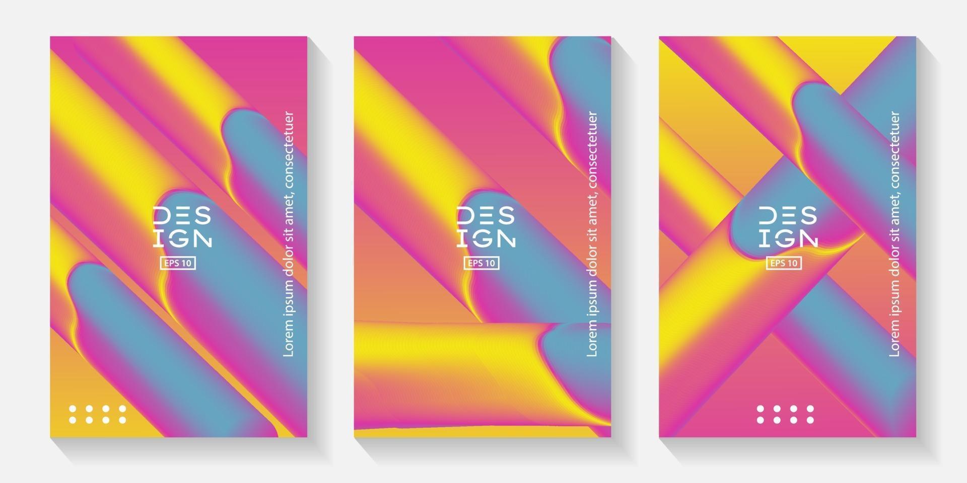 Cover-Design mit flüssigem Stil. Vektoreps 10 vektor