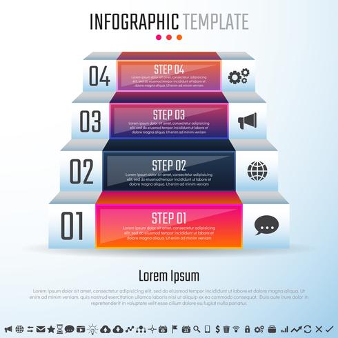 Infographics Design Mall vektor