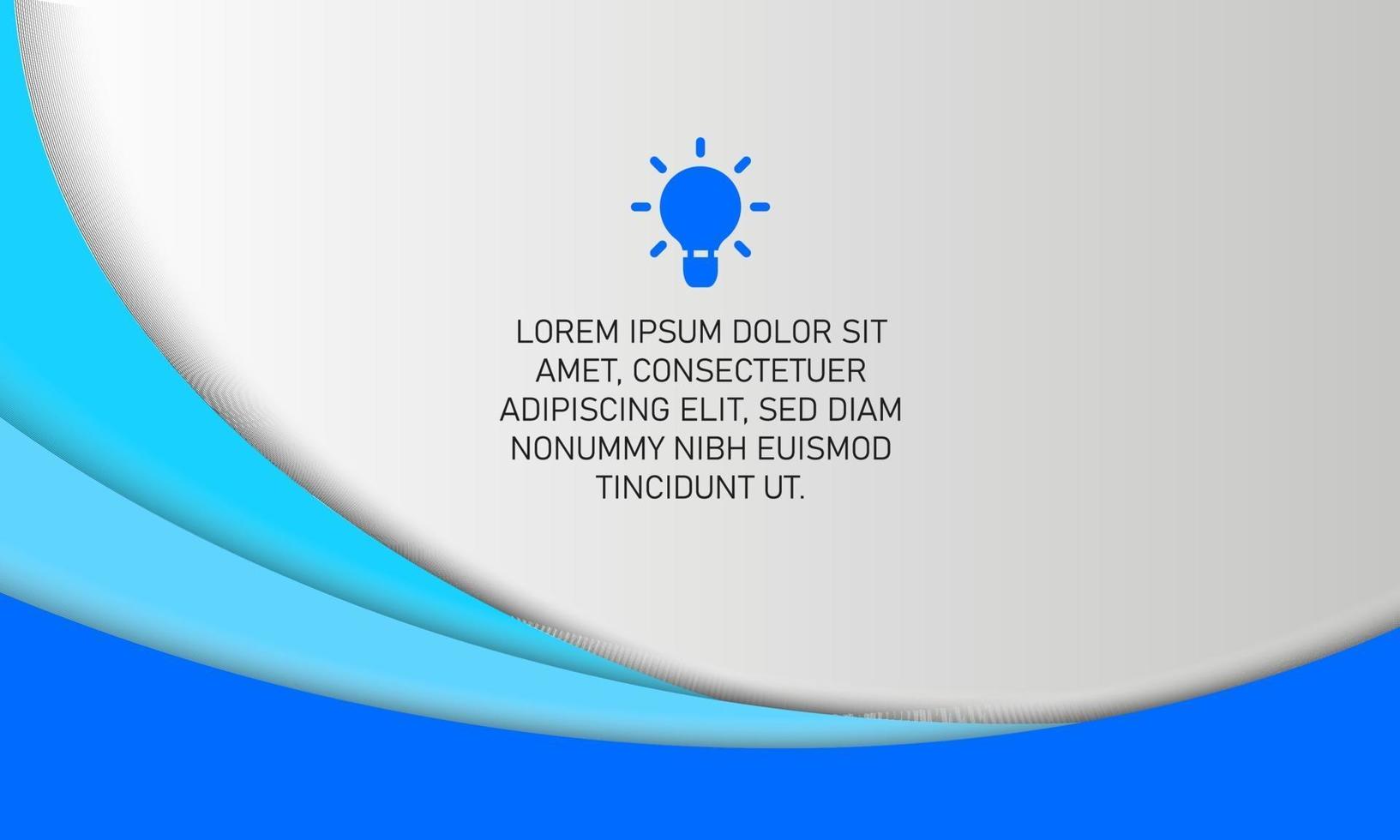 modern gradient blå vågig affärsbakgrund vektor