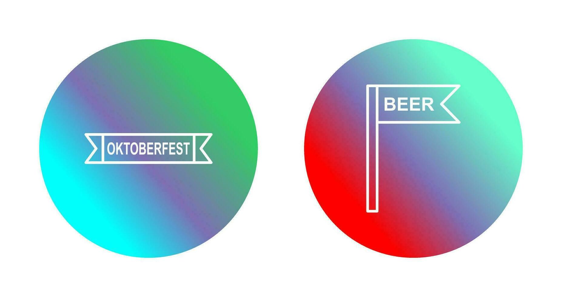 Oktoberfest Banner und Schild Symbol vektor