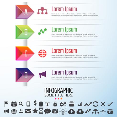 Infographics Design Mall vektor