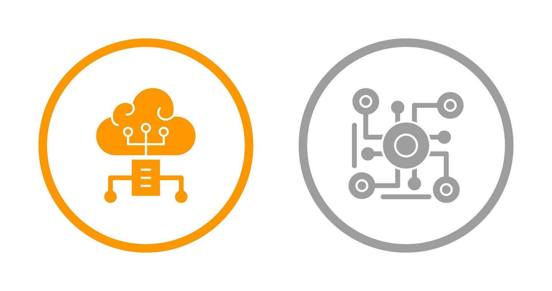 Wolke Computing und Verbindung Symbol vektor