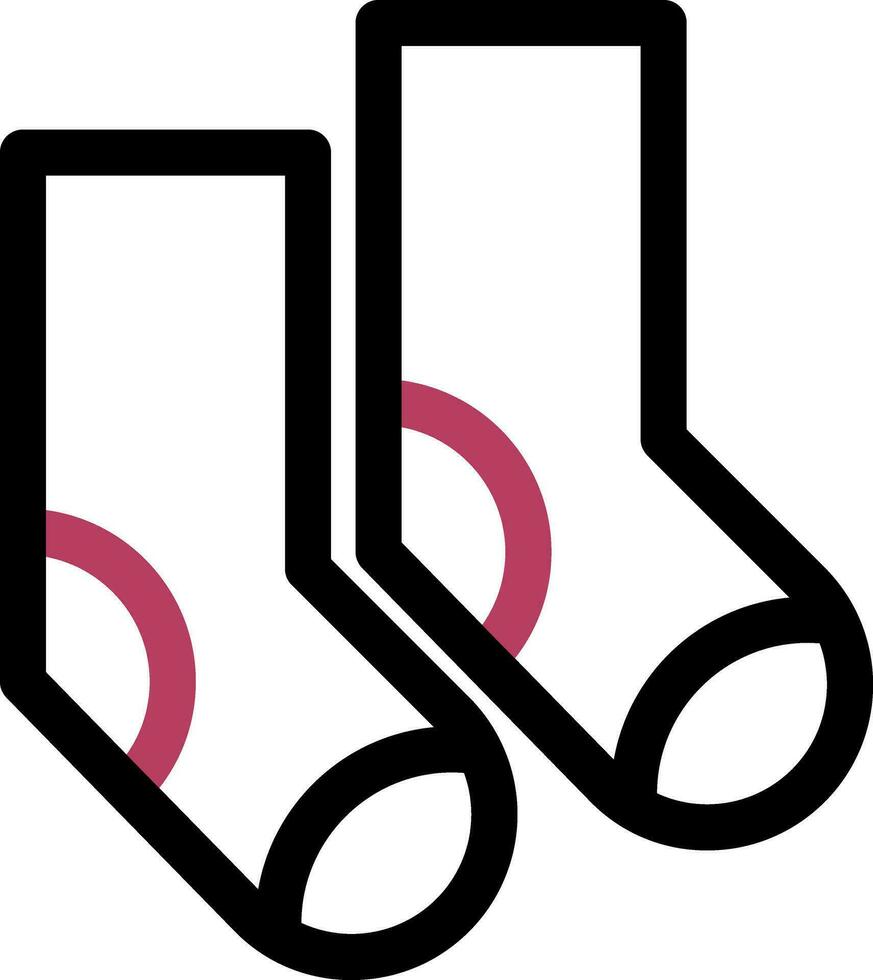 Socken kreatives Icon-Design vektor