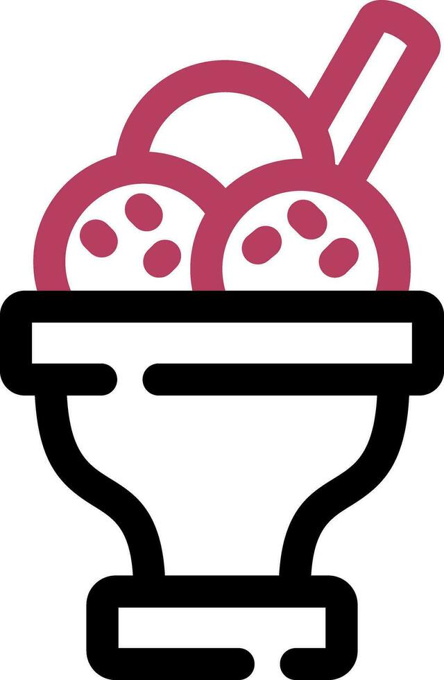 Dessert kreatives Icon-Design vektor